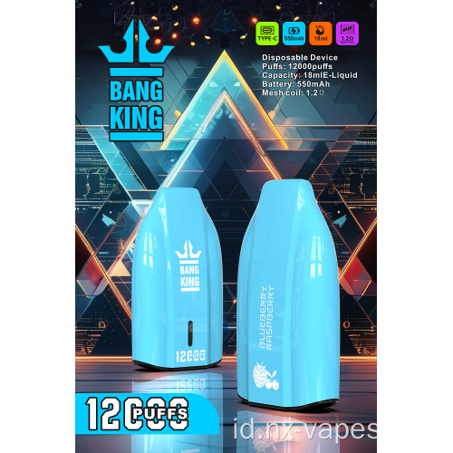 Merek asli grosir bang king 12000 vapes
